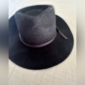 Lack of Color black wool rancher hat